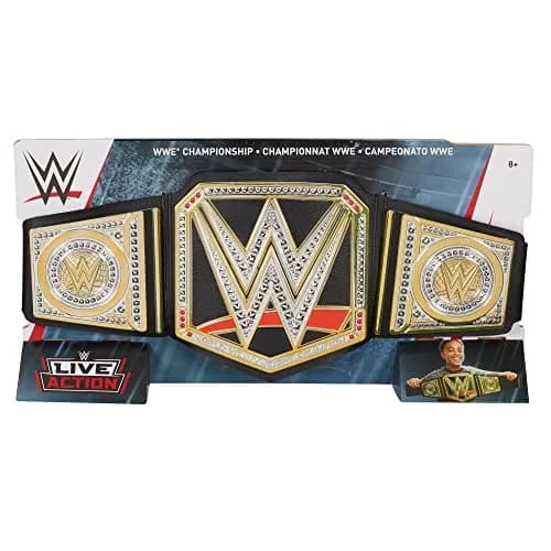 WWE World Heavyweight Championship Replica Title Belt | Authentic USA Import for Kids thumbnail 6