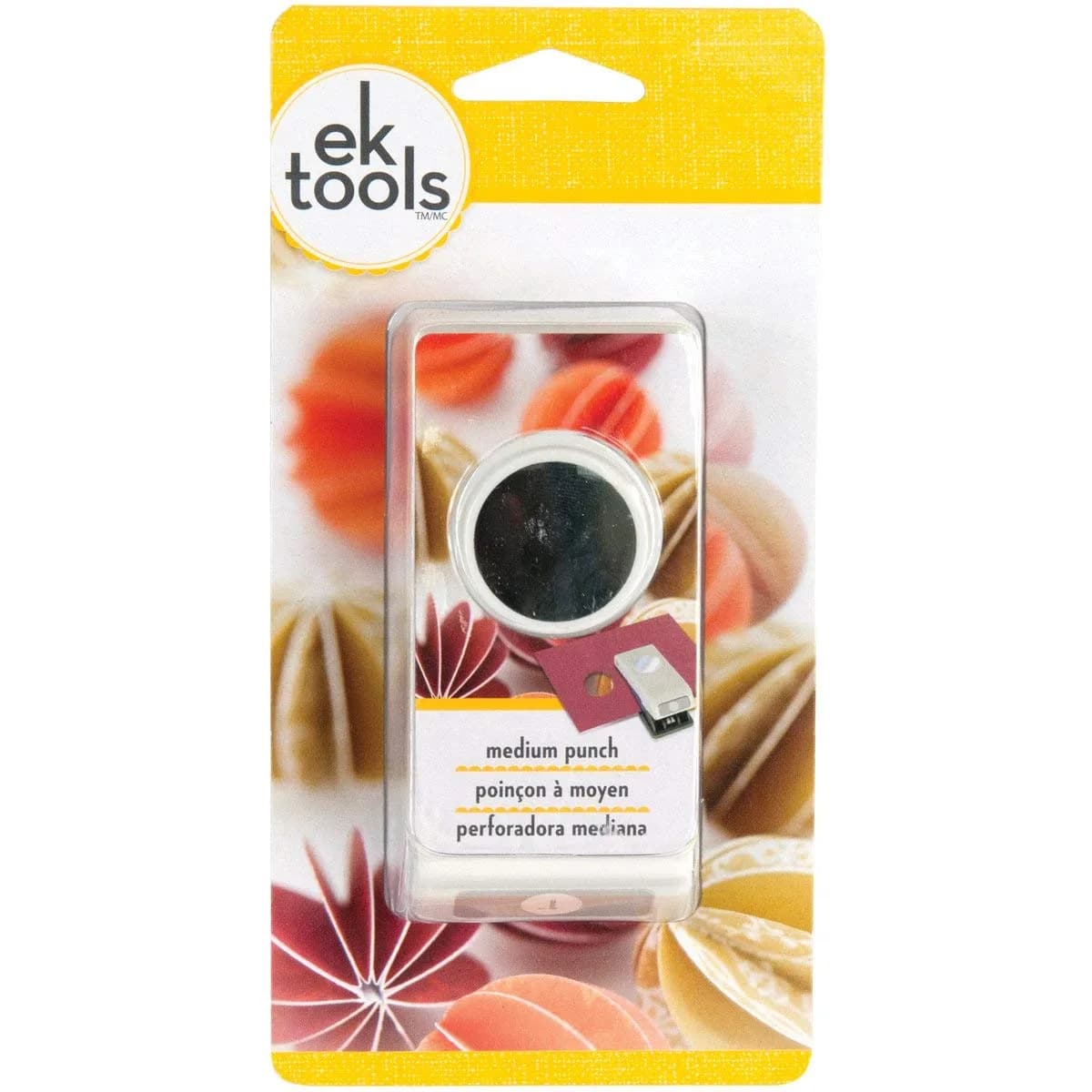 EK Tools Circle Punch 1 Inch With Safety Lock, Create Perfect Circles for Handmade Cards, Scrapbooking, Gift Tags, Invitations, and Decoration | Metal Craft Tool