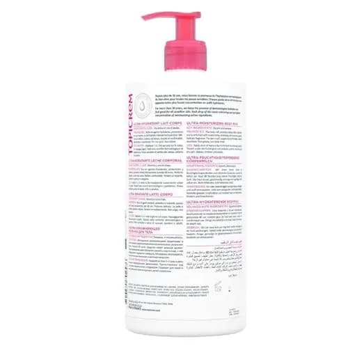 Topicrem Ultra-Moisturizing Body Milk 1000ml (34 Fl Oz) | 24-Hour Hydration for Dry, Sensitive Skin thumbnail 2