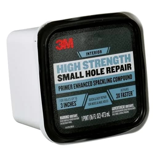 3M Small Hole Repair 16 oz | Fast, Lightweight Wall Patch for Interior & Exterior Use thumbnail 7