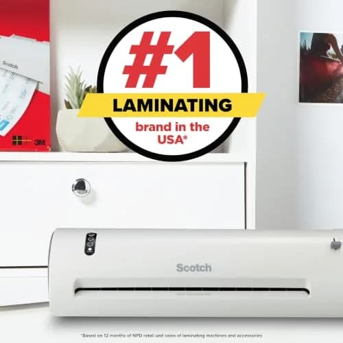Scotch Thermal Laminating Pouches, 200 Count, Clear, 3 mil. | Professional Finish for Documents thumbnail 7