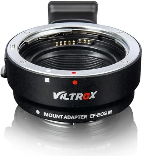 VILTROX EF-EOS M AF Lens Mount Adapter, EF EF-S Lens to Canon M Mount Camera thumbnail 1