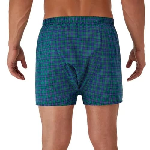 Hanes Men Tagless Boxers with Exposed Waistband, Assorted Multi-Packs | Comfortable, Breathable Fit thumbnail 4