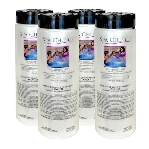 SpaChoice 1.5-Pounds 4-Pack Bromine Tablets for Hot Tub | Silky Water & Easy Maintenance thumbnail 1