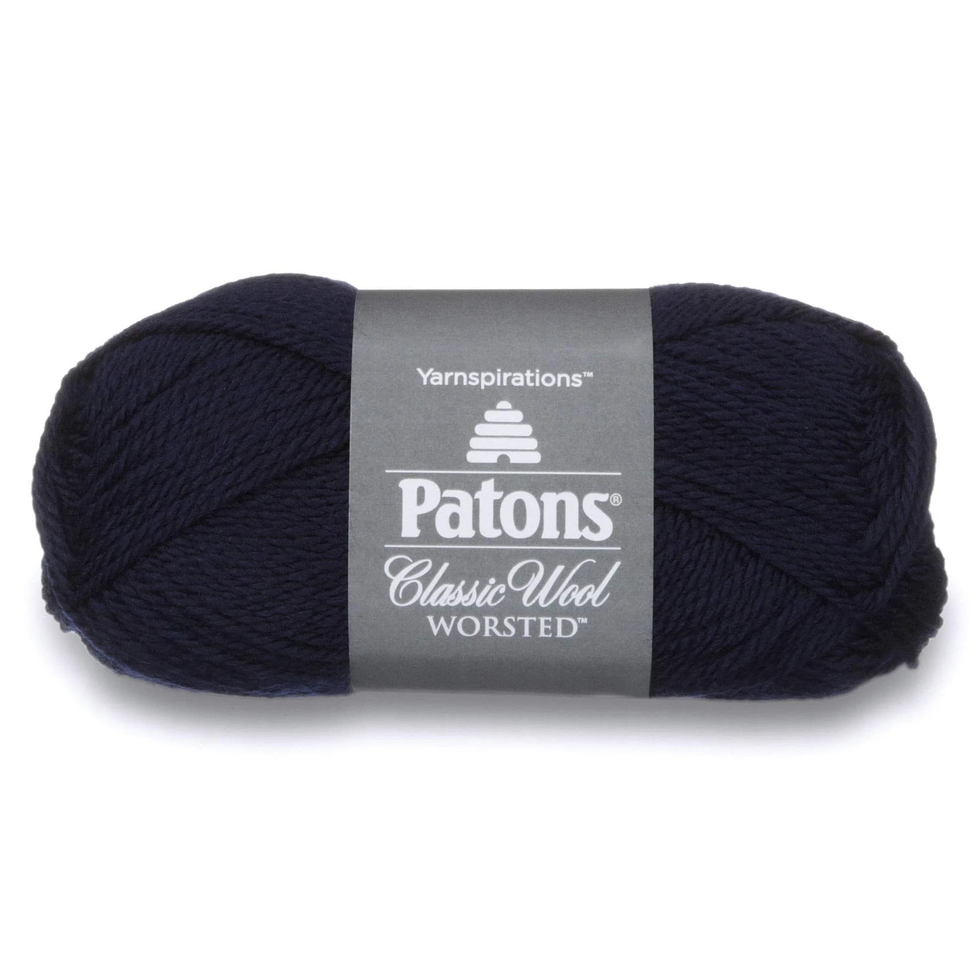 Patons Classic Wool Yarn Navy 100g (3.5 oz) | 100% Wool for Heirloom Projects - main product image