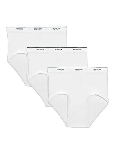 Fruit of the Loom Big Man Tag-Free Cotton Briefs 3 Pack XX-Large (2X-Large US) thumbnail 1