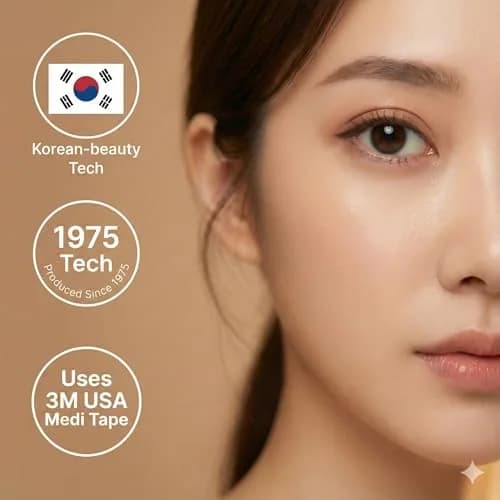 Eye Charm Magic Slim Double Eyelid Tape 176 Count | Invisible Strips for Hooded Monolid Correction thumbnail 3