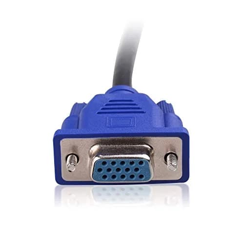 Cable Matters 2-Pack VGA Splitter Cable 1ft | Supports 1080P, Dual Display, Durable Copper thumbnail 5