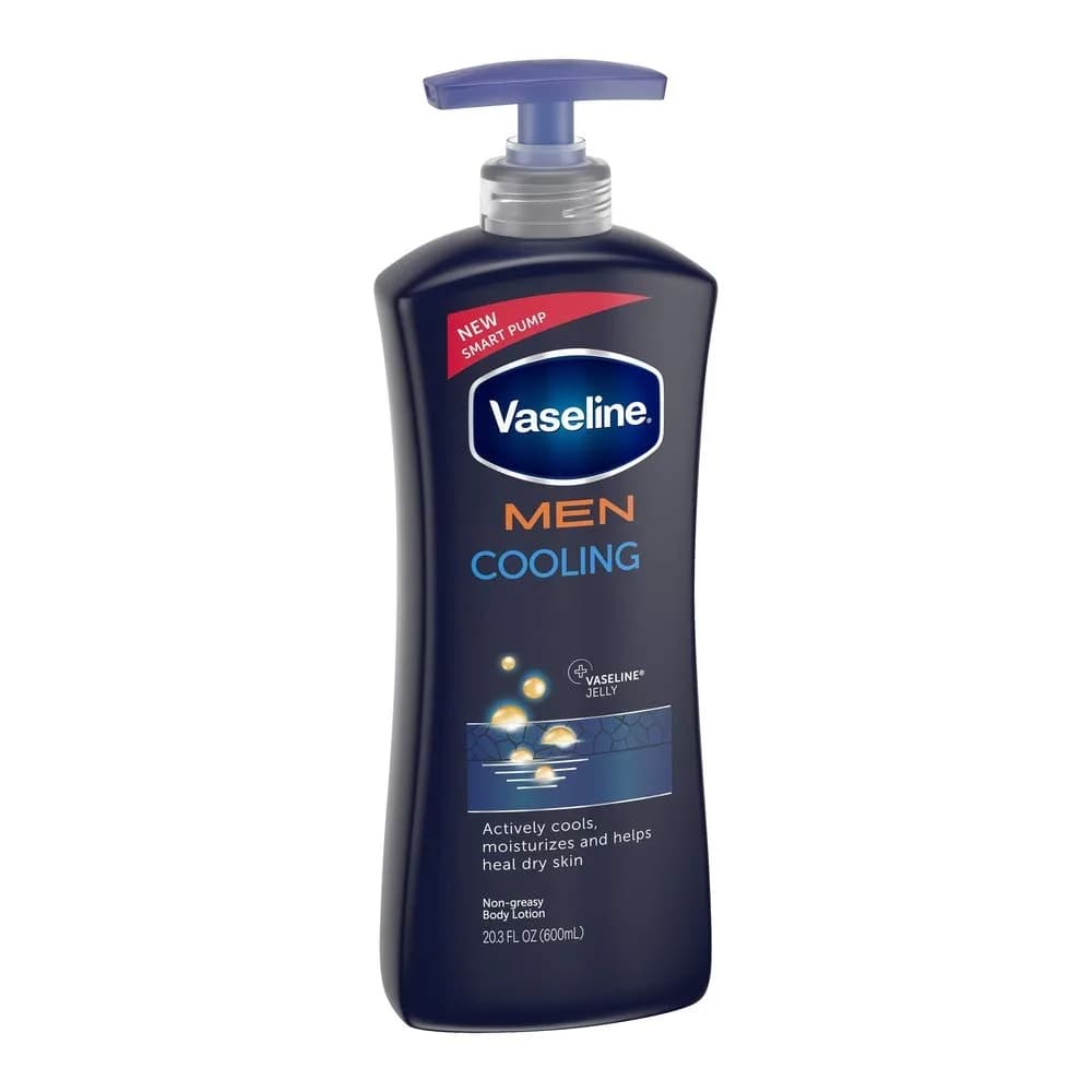 Vaseline Men Cooling Hydration Body Lotion 20.3 Fl Oz (6 Pack) | Deep Moisturizer for Men - main product image
