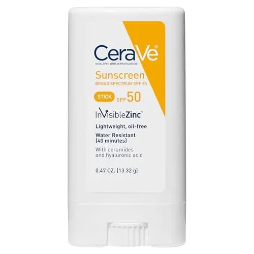 CeraVe Mineral Sunscreen Stick SPF 50, Broad Spectrum UVA/UVB Protection | 13.87ml (0.47 Fl Oz) thumbnail 1