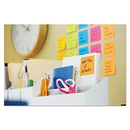 Post-it Super Sticky Notes 3 in x 3 in, Energy Boost Collection, 24 Pad Pack | 2X Sticking Power thumbnail 2
