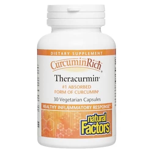 Natural Factors CurcuminRich Theracurmin 30 mg Turmeric Curcumin thumbnail 1