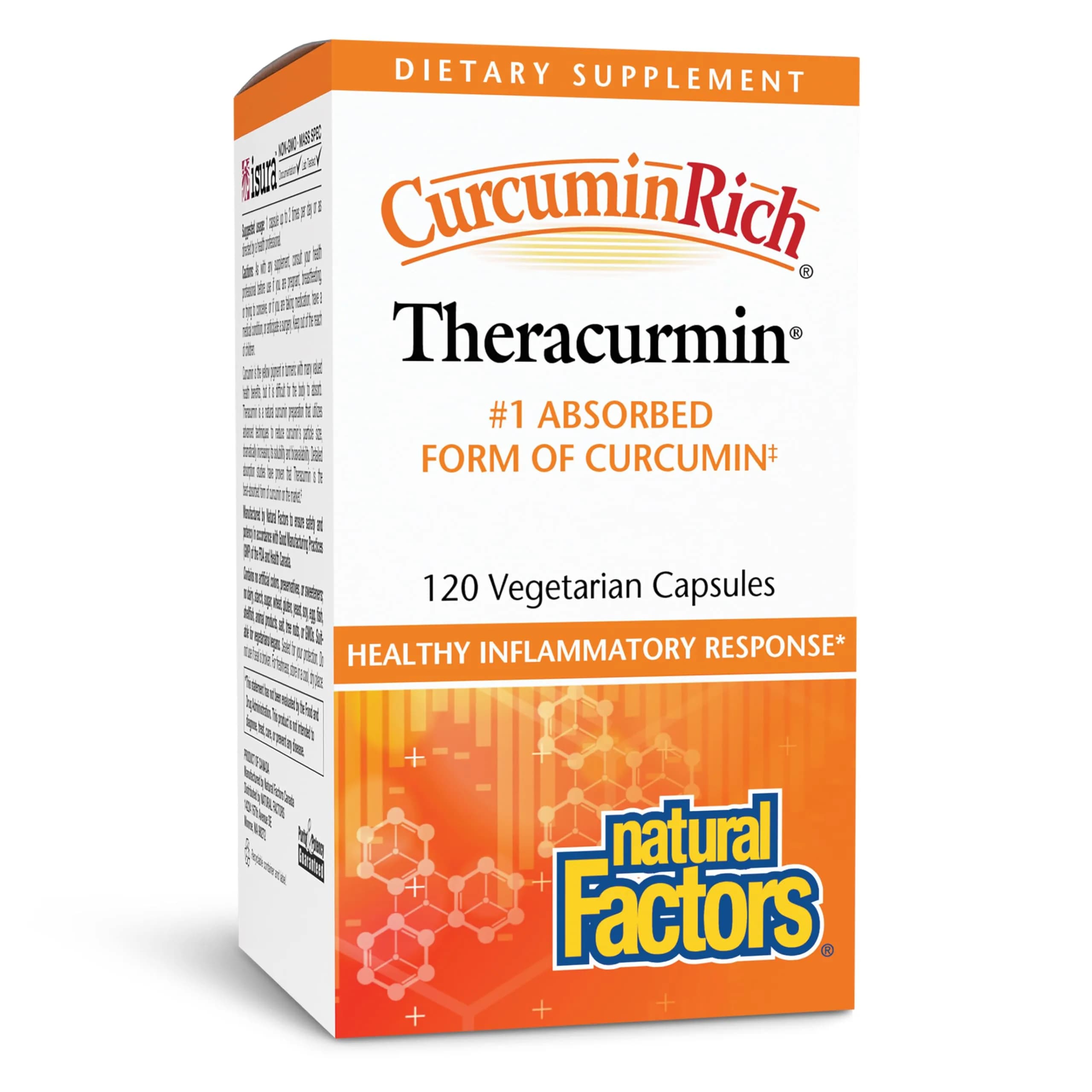 Natural Factors CurcuminRich Theracurmin 30 mg Turmeric Curcumin | Antioxidant & Joint Support (120 Count) - main product image