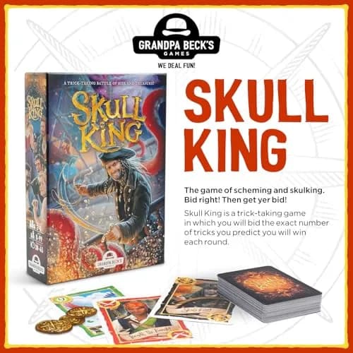 Grandpa Beck's Games Skull King Trick-Taking Card Game | Award-Winning Pirate Strategy Game for 2-8 Players thumbnail 2