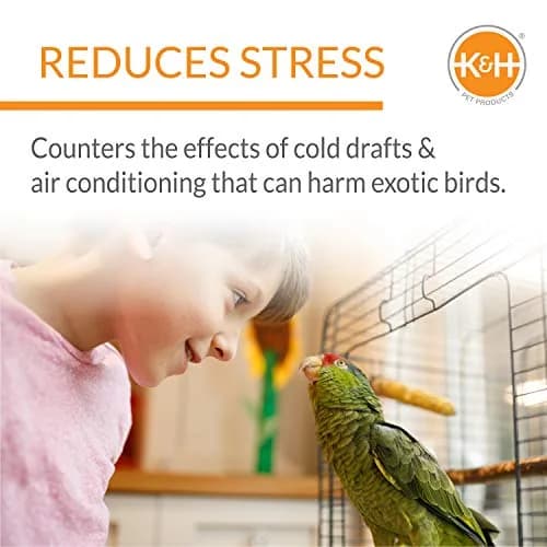 K&H Pet Products Snuggle-Up Bird Warmer 17.8 cm (7x4 in) | Low Voltage Bird Cage Heater for Exotic Birds thumbnail 4