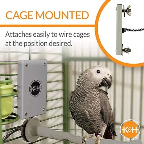 K&H Pet Products Snuggle-Up Bird Warmer 17.8 cm (7x4 in) | Low Voltage Bird Cage Heater for Exotic Birds thumbnail 5