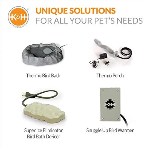 K&H Pet Products Snuggle-Up Bird Warmer 17.8 cm (7x4 in) | Low Voltage Bird Cage Heater for Exotic Birds thumbnail 7