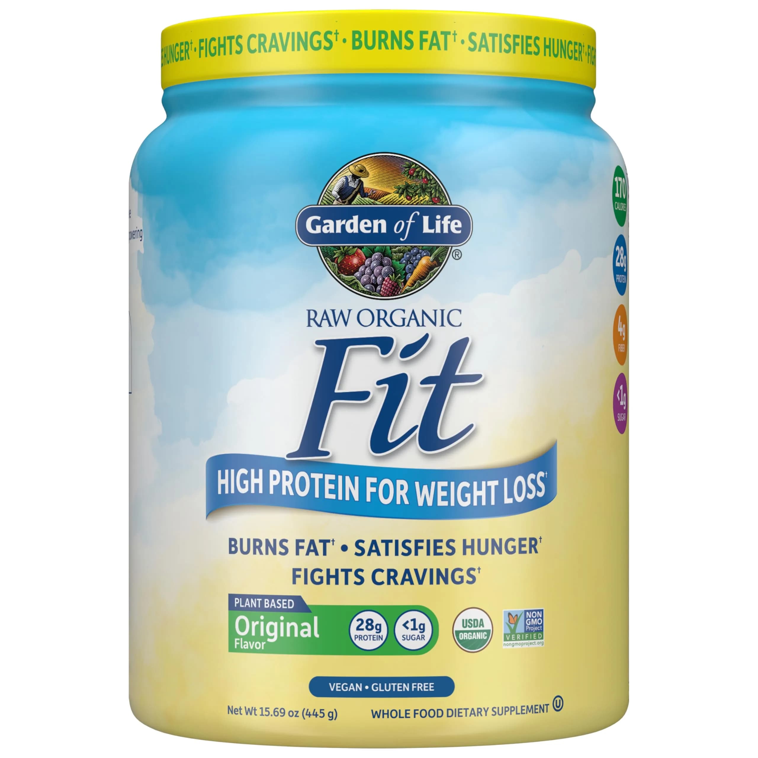 Garden of Life Original protein powder tub Plant 10 servings