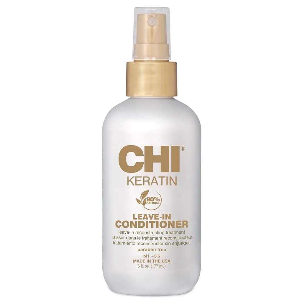 CHI Keratin Leave-in Conditioner 6 Oz | Hydrating Daily Hair Care for Damaged Hair - main product image