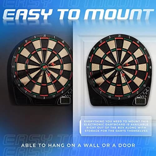 Franklin Sports FS1500 Electronic Dartboard 15" | 65 Game Variations for All Ages thumbnail 6