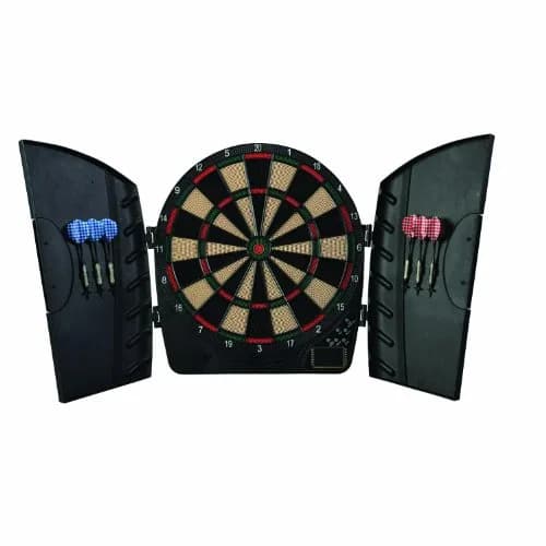 Franklin Sports Electronic Dart Board Set + Cabinet - FS3000 | 15.5" Soft Tip Darts for Family & Game Room thumbnail 4