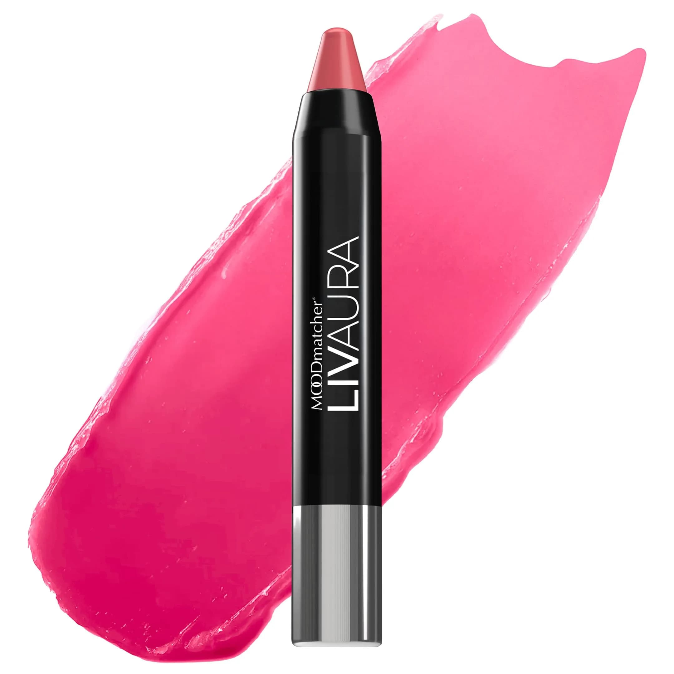 MOODmatcher Twist Stick Lipstick 1 Oz | Color-Change, 12 Hr Wear, Waterproof, Aloe & Vitamin E — Pink