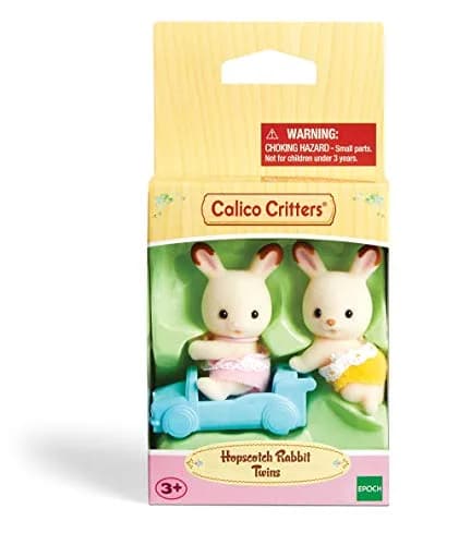 Calico Critters Hopscotch Rabbit Twins - Adorable Bunny Figures for Imaginative Play, Ages 3+ | Collectible Twin Set thumbnail 2