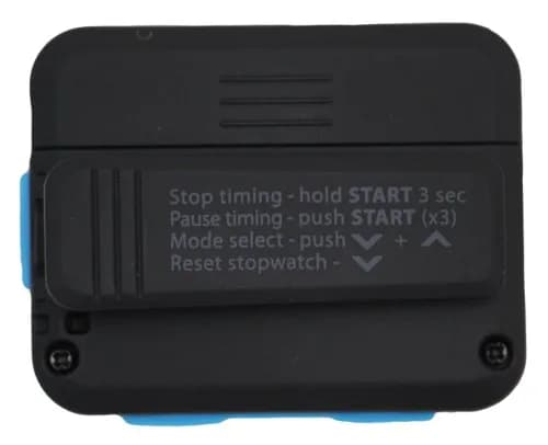 Gymboss Interval Timer and Stopwatch - Black/Blue SOFTCOAT 5.5cm x 4.4cm x 1.4cm | Dual Interval Timer for HIIT & Strength Training thumbnail 4