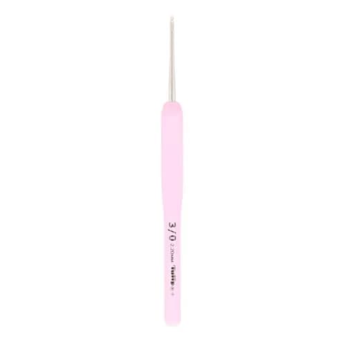 Tulip Company TER-004E Tulip Etimo Rose crochet hook 3/2.2mm | Silicone ergonomic handle for crochet in India thumbnail 1