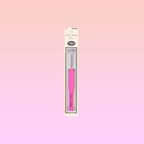 Tulip Etimo Rose Crochet Hook 5/3mm | Comfortable Silicone Handle for Easy Crochet thumbnail 6