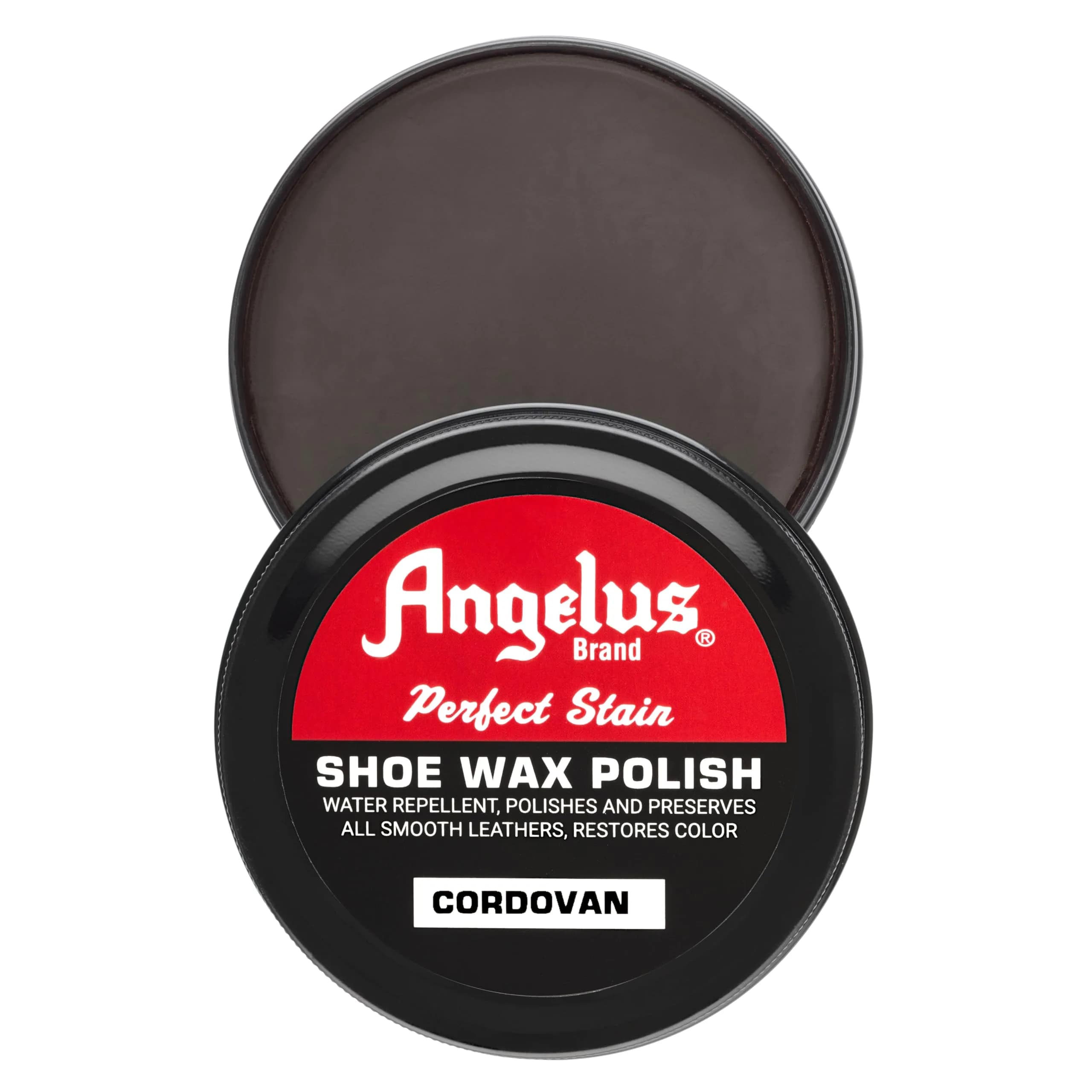 Angelus Shoe Wax Polish 3oz | Deep Leather Shine & Water-Repellent Protection - main product image