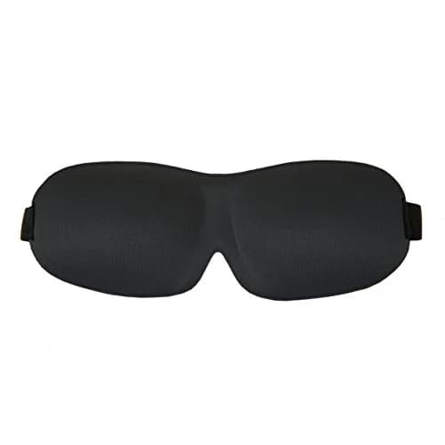 Travelon Sleep Mask with Domed Eye Cup Black | Deep REM Sleep Comfort thumbnail 1