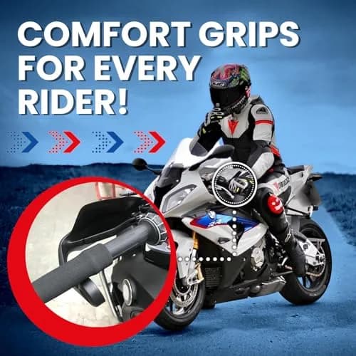 Grip Puppy Comfort Grips - Original Black 2-Pack | Motorcycle, Bike & Scooter Handlebar Grips thumbnail 6