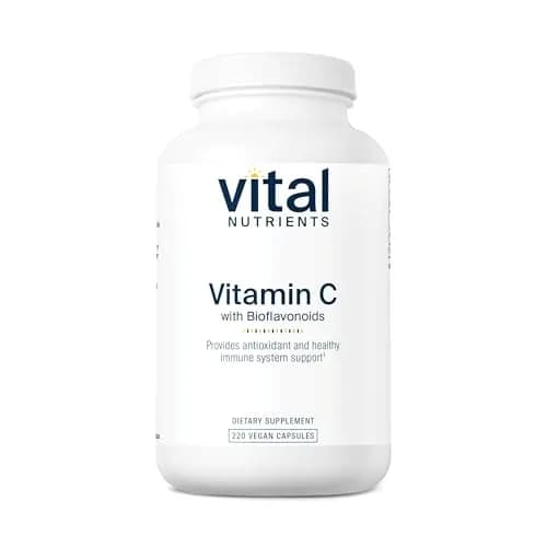 Vital Nutrients Vitamin C with Bioflavonoids 220 Capsules | Supports Immunity & Antioxidants thumbnail 1