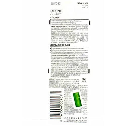 Maybelline Define-A-Line Eyeliner, Ebony Black | Precise, Smudge-Free, Effortless Application thumbnail 5