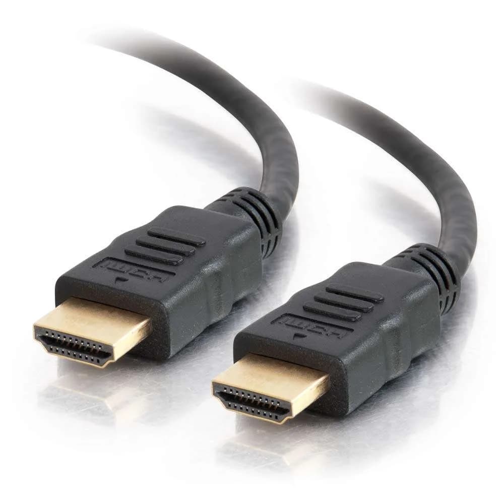 C2G 1ft HDMI Cable with Ethernet | 4K 60Hz High Speed, Gold-Plated Connectors — 4.9 Feet