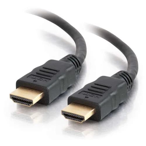 C2G HDMI Cable 4K 60Hz Ethernet 1.5M Black | High Speed HDMI with Ethernet thumbnail 1