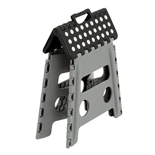 Honey-Can-Do Folding Step Stool with Anti-Slip Surface, 12.8-Inch Height, 300 lbs Capacity | Compact & Portable for Home Use thumbnail 4