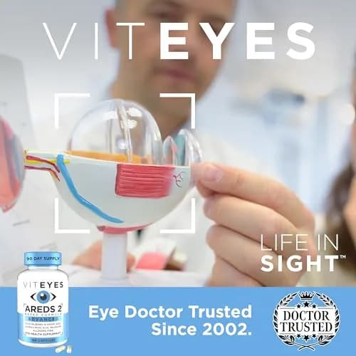 Viteyes AREDS 2 Advanced Eye Vitamins, Macular Support with Bilberry, Grape Seed, FloraGlo Lutein, Selenium, Natural Vitamin E, 180 Capsules thumbnail 4