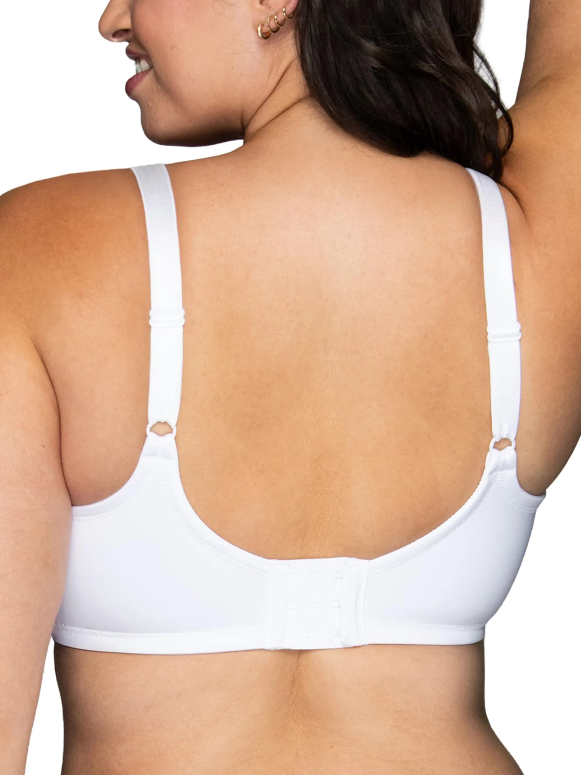 Vanity Fair Women's Beauty Back Smoothing Minimizer Bra, Minimizes Bust Line up to 1.5", Non Padded Cups up to H - Star White, 38DDD thumbnail 3
