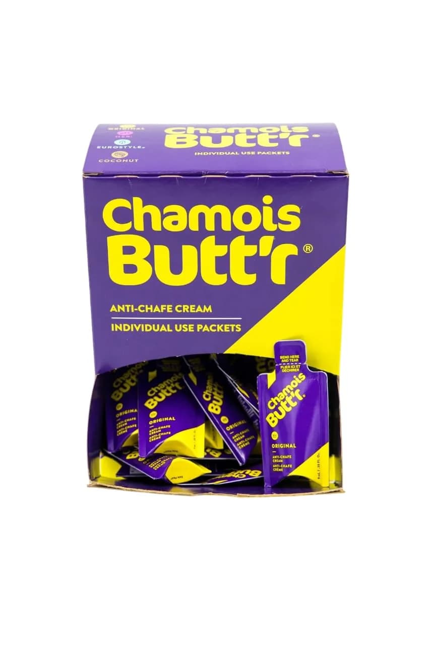 Chamois Butt'r Original 75 Packets | Non-Greasy Skin Lubricant for Athletes