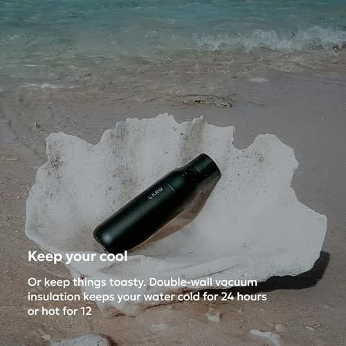 LARQ Twist Top Insulated Stainless Steel Water Bottle 500ml (17 fl oz) | Keeps Cold 24 Hrs, Hot 12 Hrs thumbnail 4