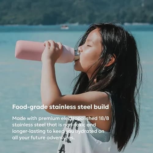 LARQ Twist Top Insulated Stainless Steel Water Bottle 500ml (17 fl oz) | Keeps Cold 24 Hrs, Hot 12 Hrs thumbnail 3