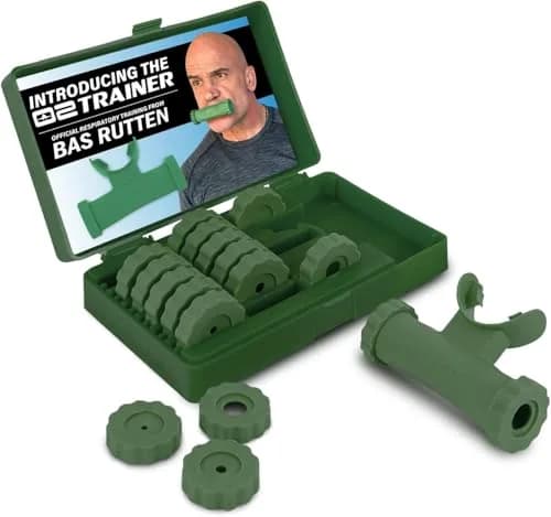 O2Trainer Breathing Muscle Training Device, Green | Improve Lung Endurance & Performance thumbnail 1