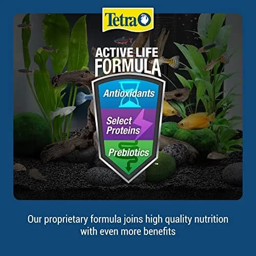 Tetra Cichlid Floating Pellets 6 Oz | Nutritionally Balanced Fish Food for Top & Mid-Water Feeders thumbnail 5