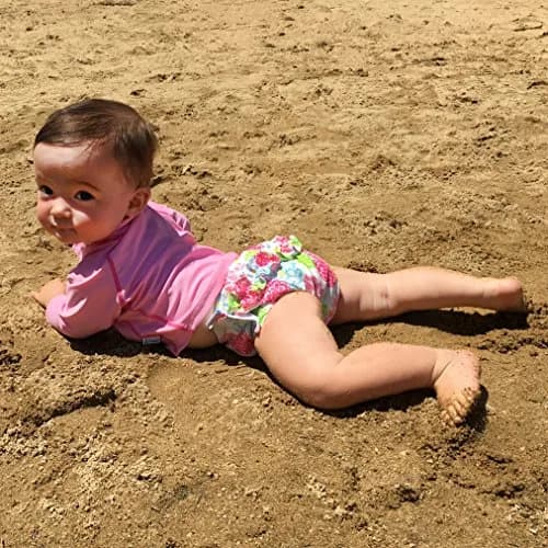 Green Sprouts Ruffle Snap Reusable Absorbent Swimsuit Diaper 18mo | Secure, Lightweight & Eco-Friendly thumbnail 4