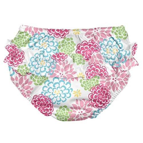 Green Sprouts Ruffle Snap Reusable Absorbent Swimsuit Diaper 18mo | Secure, Lightweight & Eco-Friendly thumbnail 3