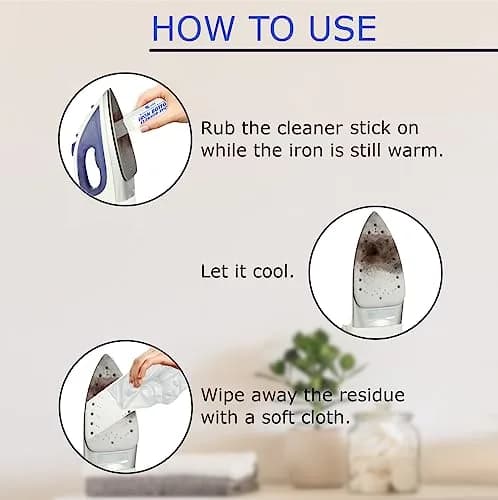 Cadie Steam Cleaner Stick 1 Pack | Effective Iron Soleplate Removal thumbnail 3
