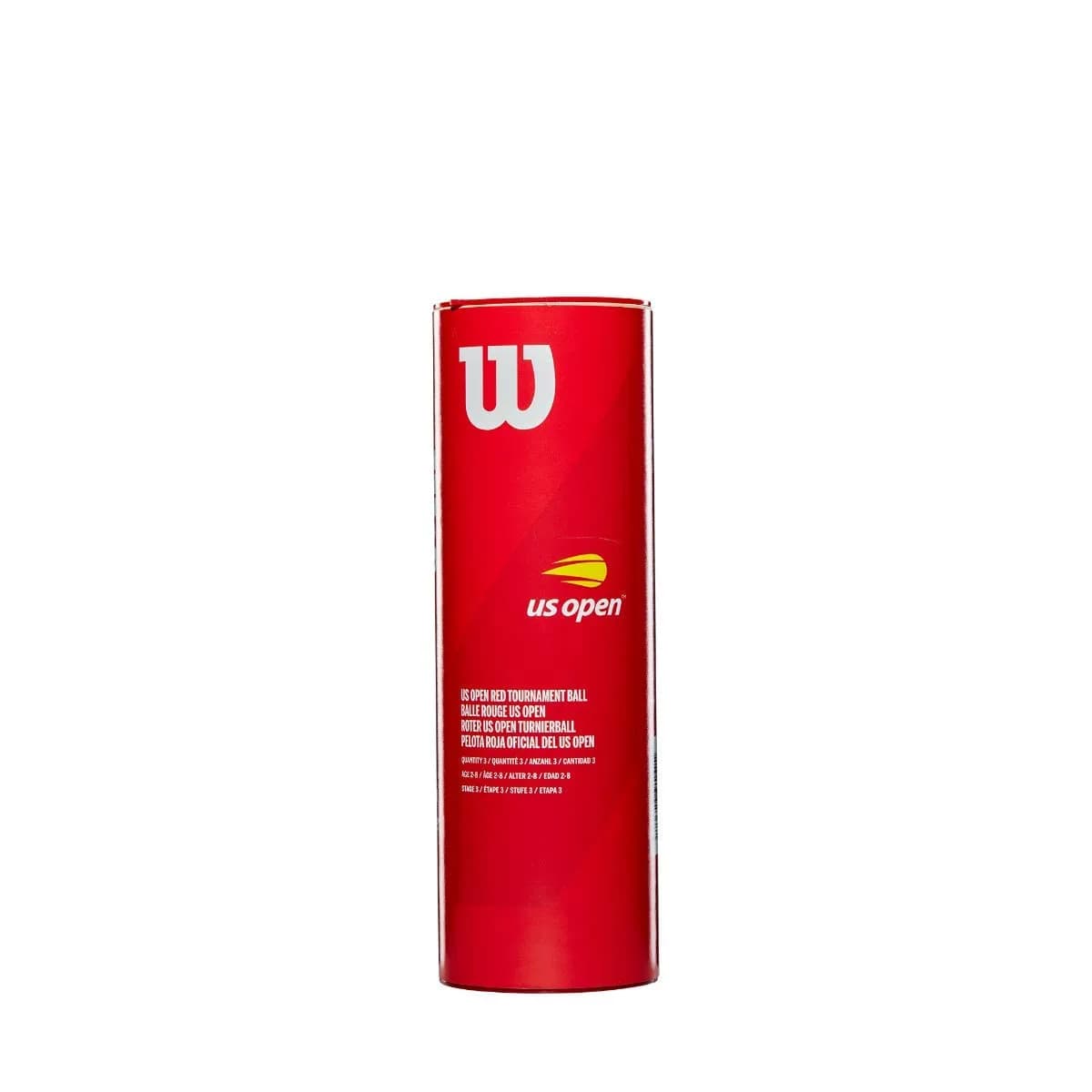 WILSON US Open Tournament Tennis Balls, Red (3 Balls, 272g) | USTA & ITF Approved for Recreation - main product image