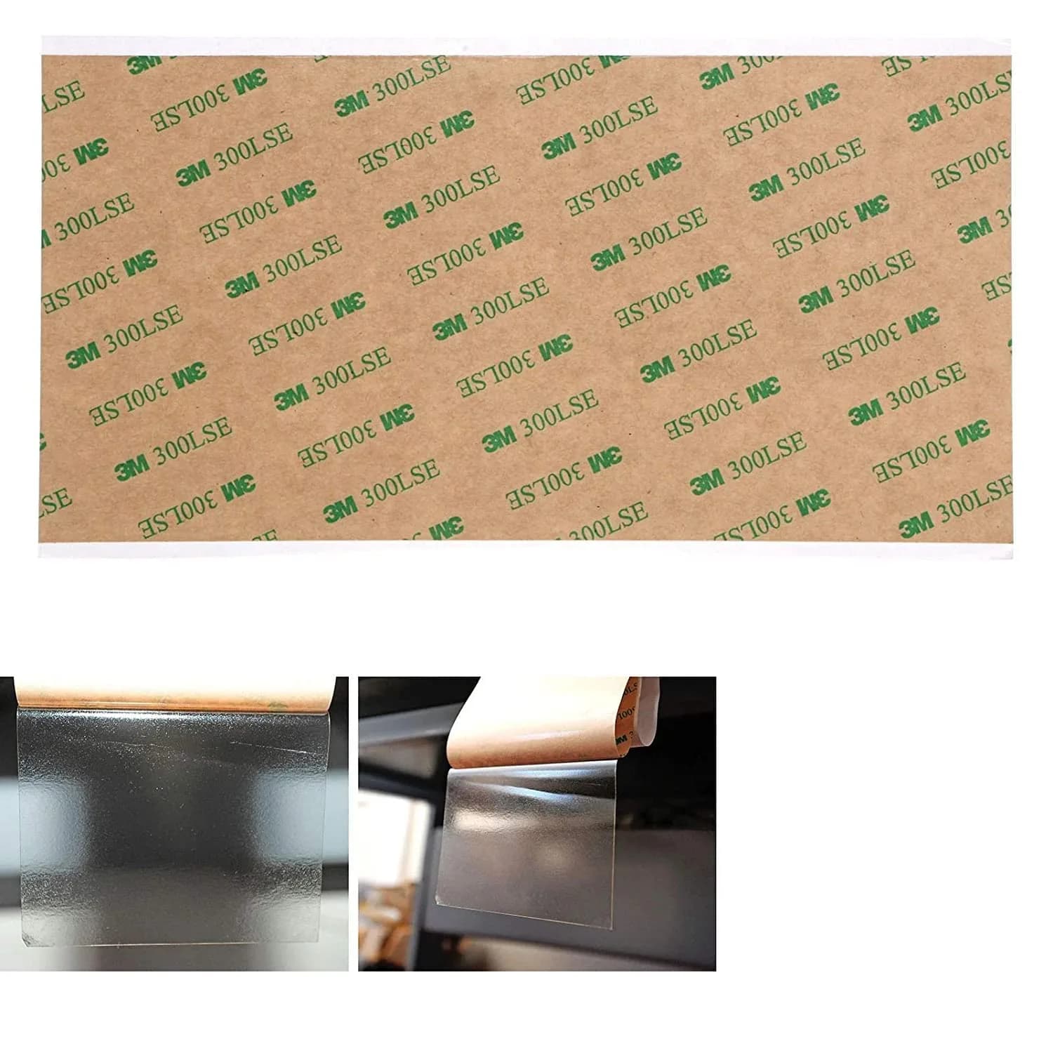 Soles2dance 3M 9474LE 300LSE Double-Sided Adhesive Transfer Tape 12" x 12" (10 Sheets) | Attaches Digitizers to Phones & Tablets — 12" x 12"